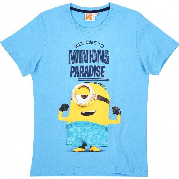 Παιδικό T-shirt ''Minion Paradise'' Γαλάζιο 380240-20