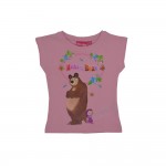 Παιδικό T-shirt Masha and the Bear Ροζ 380240-03