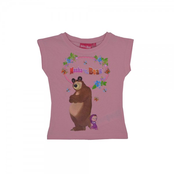 Παιδικό T-shirt Masha and the Bear Ροζ 380240-03