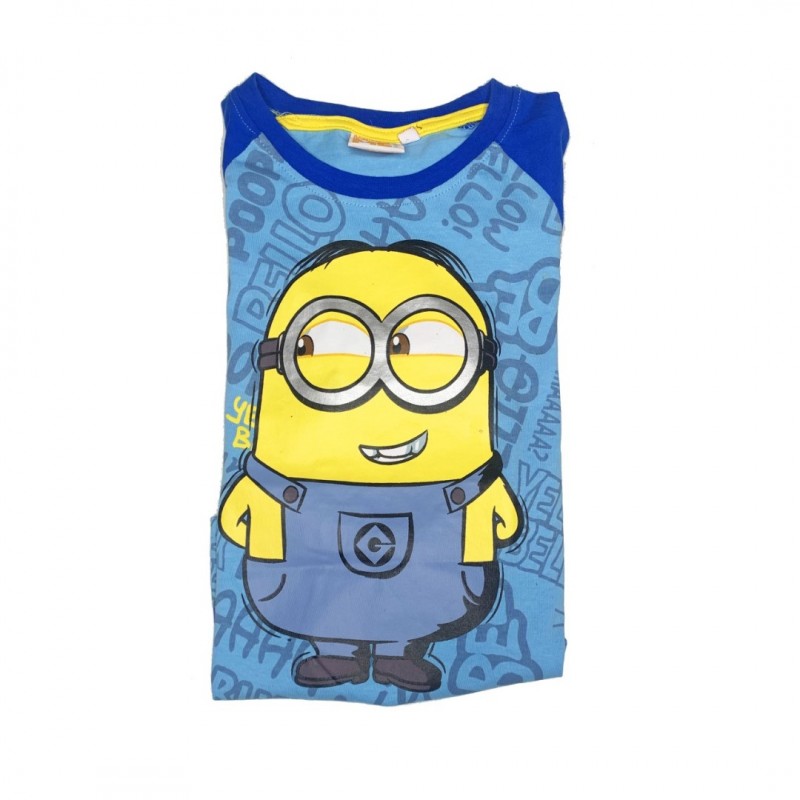 Παιδικό T-shirt "I Speak Minion"Γαλάζιο Κίτρινο 380240-06