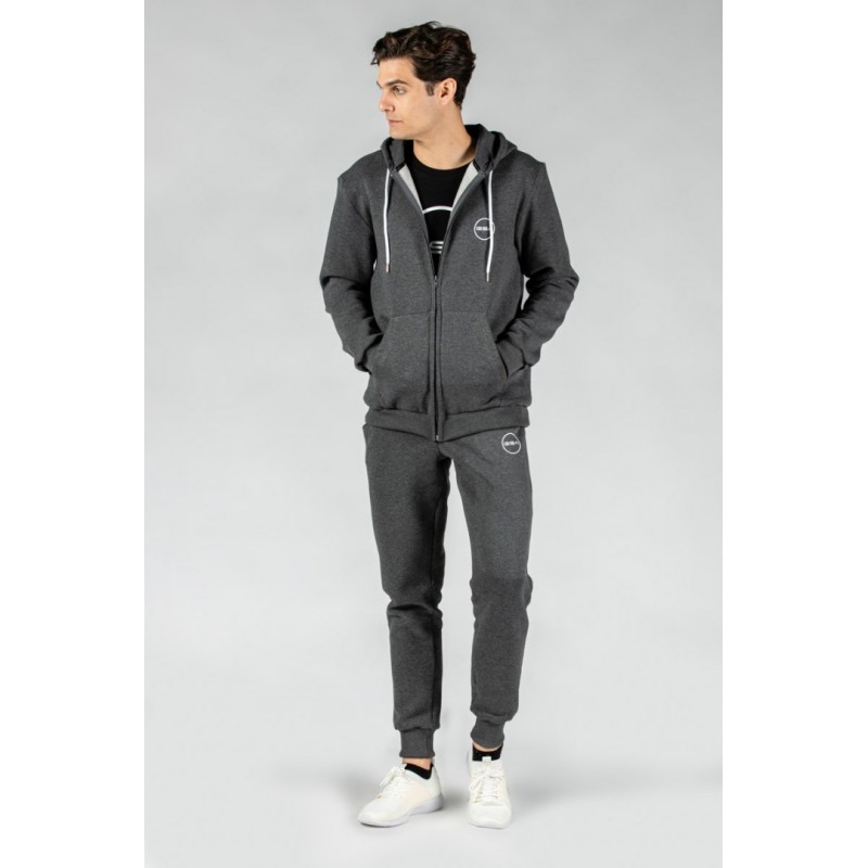 ΑΝΔΡΙΚΗ ΖΑΚΕΤΑ GSA SUPERCOTTON ZIPPER HOODIE CHARCOAL 1717026-06