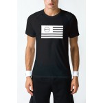 T-SHIRT MEN FLAG SUPERLOGO COLOR EDITION BLACK GSA GEAR 