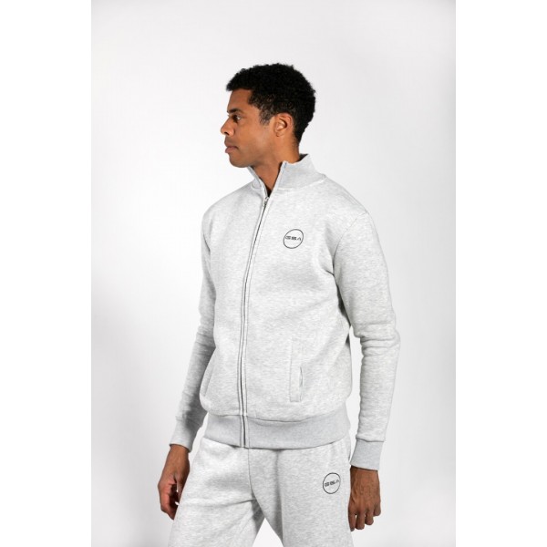 Ανδρική Ζακέτα GSA Zipper Tempo Mock Sport Grey 1719066-05