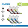 GSA HYDRO MENS EXTRA CUSHIONED HIGH PERFORMANCE QUARTER 6PACK WHITE/RED-GRN-BLUE 8119111-52