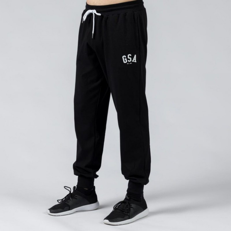 GSA Glory and Heritage Ανδρική Jogger Φόρμα Μαύρη 37-1405-Jet Black