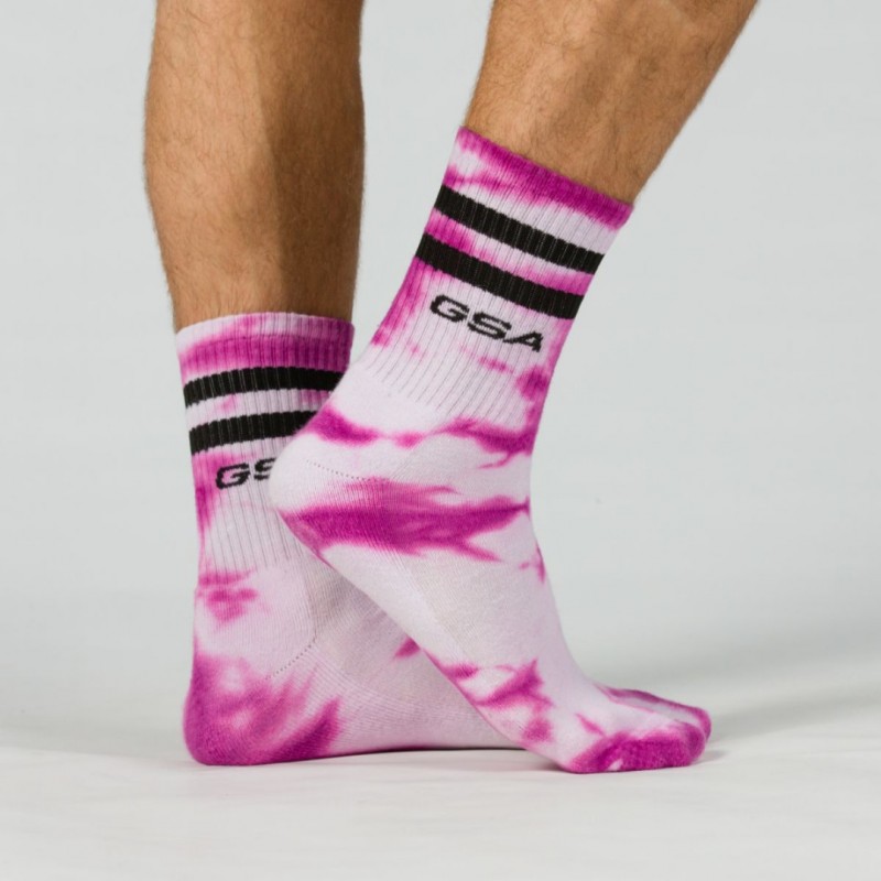 Αθλητικές Κάλτσες Πολύχρωμες GSA Tie Dye UNISEX 1 Ζεύγος Νο 39-45 811904-06