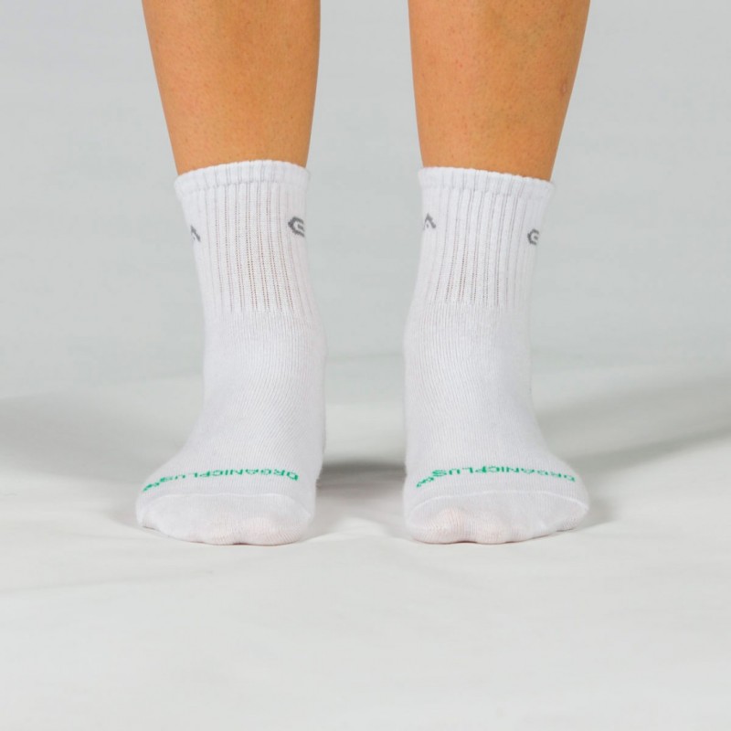 Κάλτσες GSA ORGANICPLUS[+] 500 Ultralight Quarter Socks / 3Pack Άσπρο Νο 36-41 82-16053-01