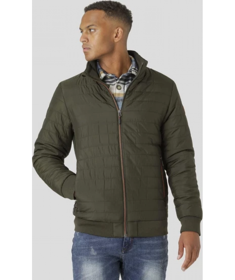 Marcus Ανδρικό Χειμωνιάτικο Μπουφάν Puffer Deep Olive 09-200201-5087