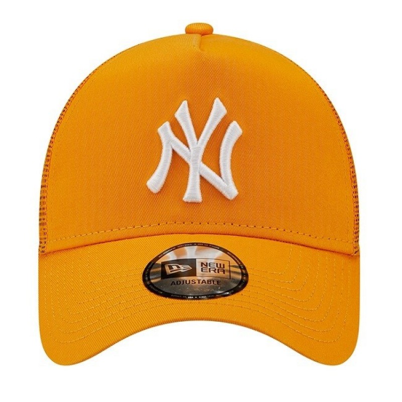 New Era Tonal Mesh Trucker New York Yankees - Gold/White 60222457