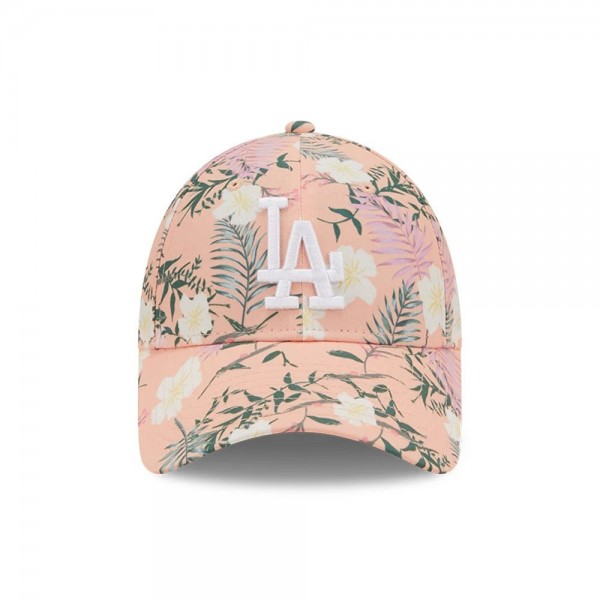 LA Dodgers Floral Womens Pink 9FORTY Adjustable Cap 9FORTY Pink 60240517