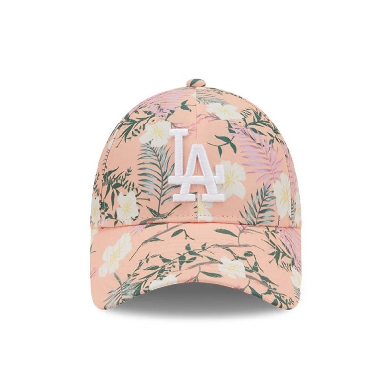 LA Dodgers Floral Womens Pink 9FORTY Adjustable Cap 9FORTY Pink 60240517