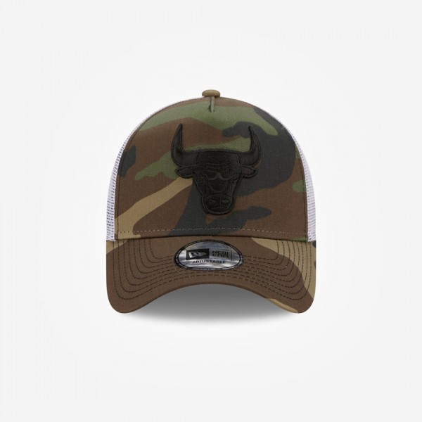 Chicago Bulls NBA Camo A-Frame Trucker Cap TRUCKER Colour: Camo 60240526