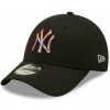 New Era New York Yankees Logo Infill Black 9FORTY Adjustable Cap 60240652