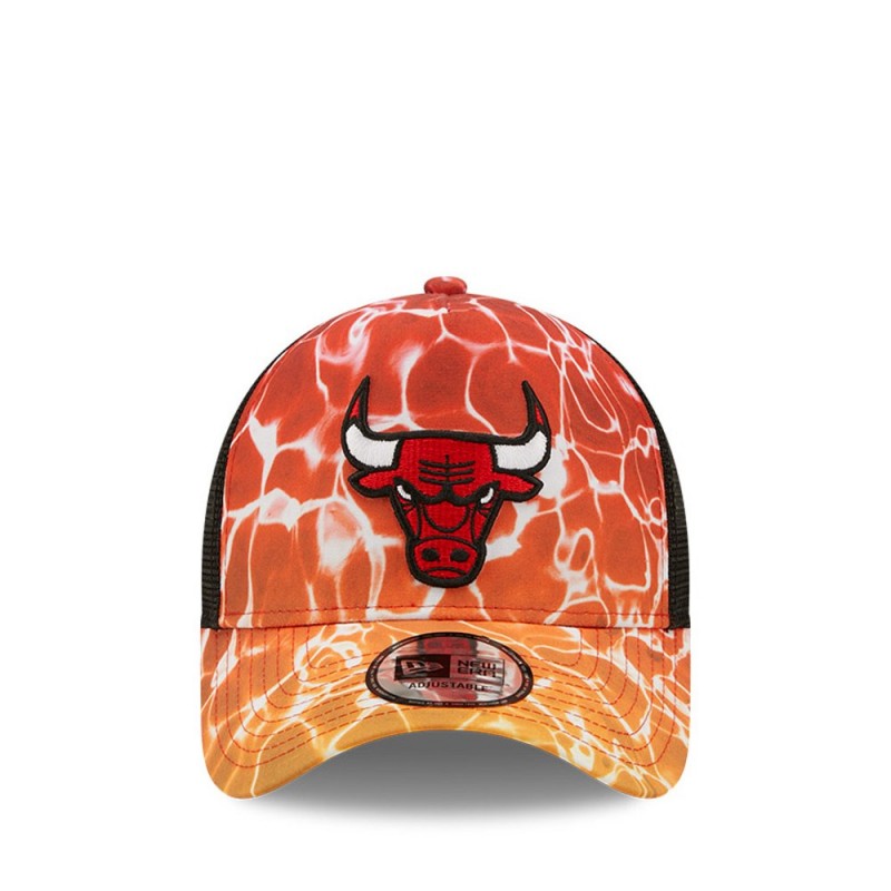 New Era Chicago Bulls Summer City Ανδρικό Jockey με Δίχτυ Πορτοκαλί 60240316