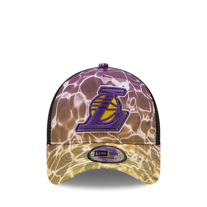 New Era La Lakers Summer City Ανδρικό Jockey με Δίχτυ Purple/Brown 60240455