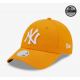 New York Yankees League Essential Womens Yellow 9FORTY Adjustable Cap 9FORTY Yellow 60240304