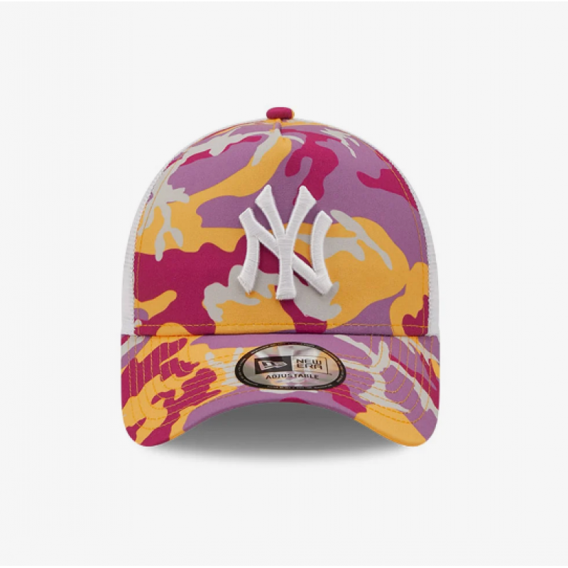 New York Yankees Camo Pack Pink A-Frame Trucker Cap TRUCKER Pink 60240647