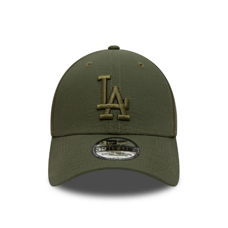 LA Dodgers Canvas Khaki 39THIRTY Cap 60222331