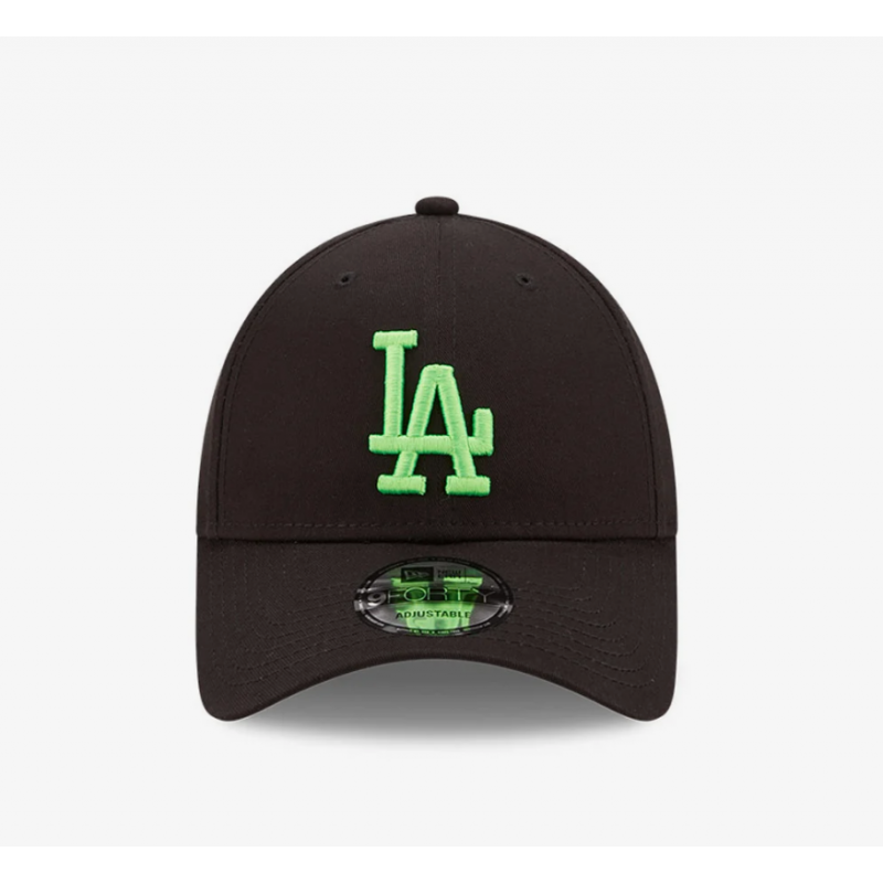 LA Dodgers Neon Logo Black 9FORTY Cap 9FORTY Colour: Black 60240463