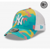 New York Yankees Camo Pack Blue A-Frame Trucker Cap Blue 60240646