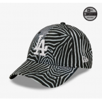 LA Dodgers Zebra Print Womens 9FORTY Adjustable Cap 60240402