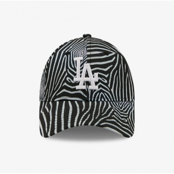 LA Dodgers Zebra Print Womens 9FORTY Adjustable Cap 60240402