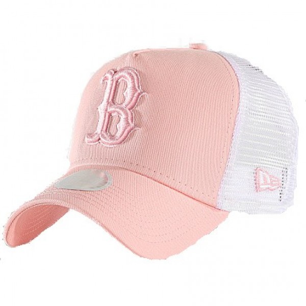 Cap New Era 940W AF Essential Trucker B light pink / white