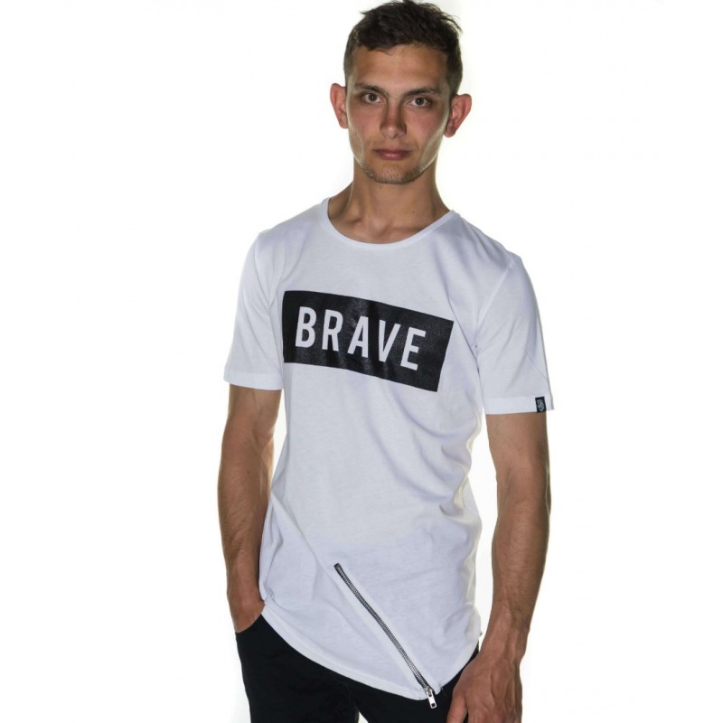 Paco & Co Men's T-shirt Brave White 85105-01 