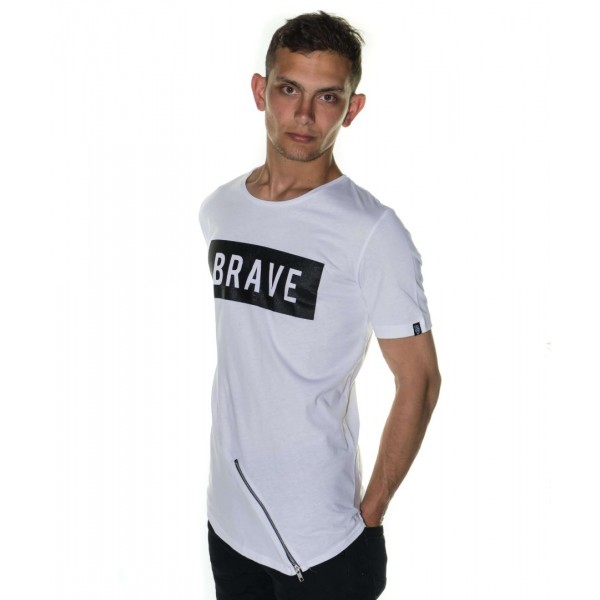 Paco & Co Men's T-shirt Brave White 85105-01 