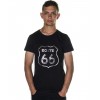 Paco & Co Men's T-shirt Route 66 Black 85139-02