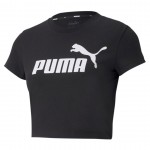 Μπλούζα κοντομάνικη Puma Crop Top Slim Logo Tee 586865-01