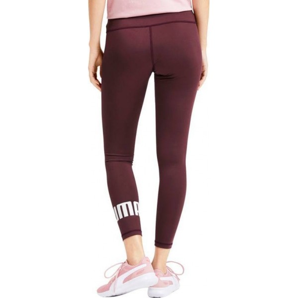 Puma Active Logo Leggings 851880-26 Bordeaux