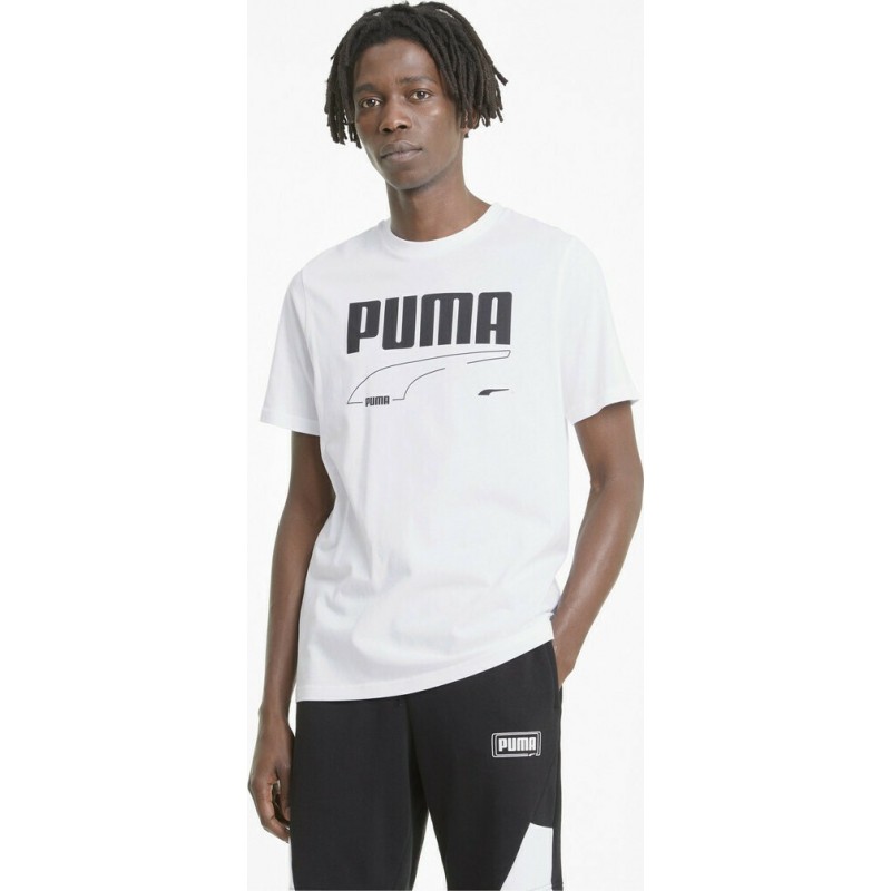 Ανδρικό T-Shirt Puma Rebel Tee White 585738-02