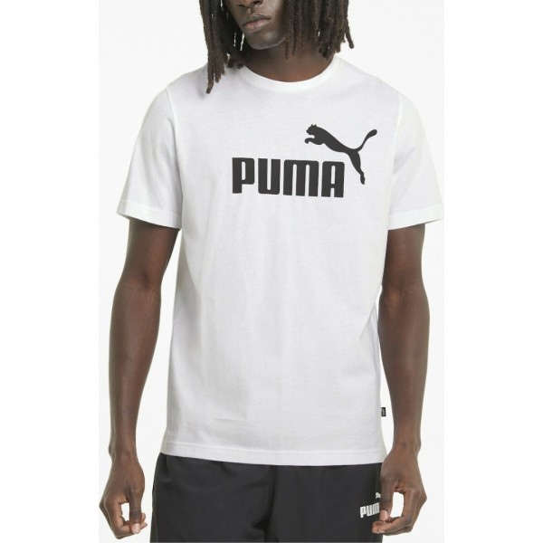 Ανδρικό T-Shirt Puma ESS Logo Tee Λευκό  586666-02