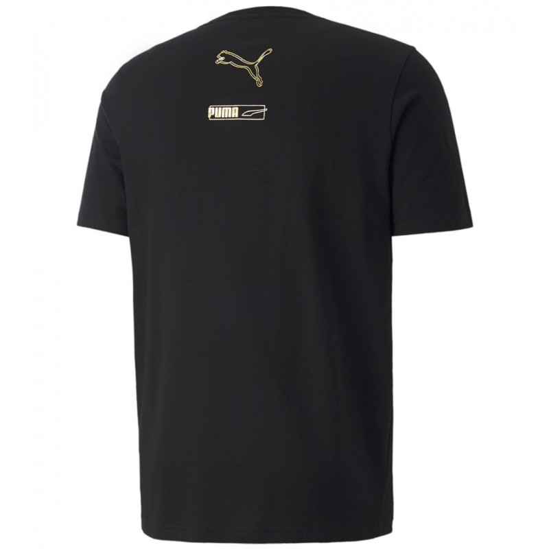 Ανδρικό T-Shirt PumaT-shirt Black / Gold 848570-01