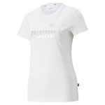 Γυναικείο T-shirt Puma Essentials Λευκό Ασημί 848303-02