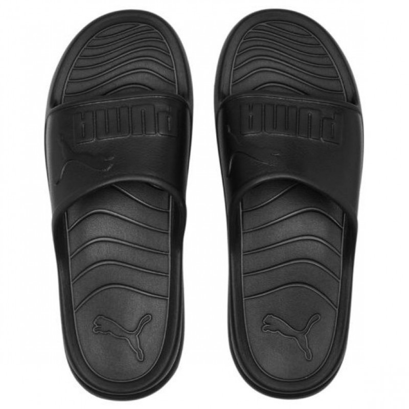 Puma Popcat 20 Injex Unisex Slides Ανδρική Παντόφλα Μαύρη 389081 02