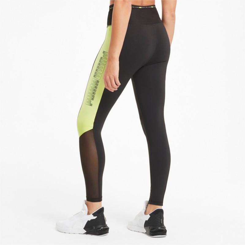 Γυναικείο Αθλητικό Κολάν Puma Train Logo Block High Waist 7/8 Tight 520290-51