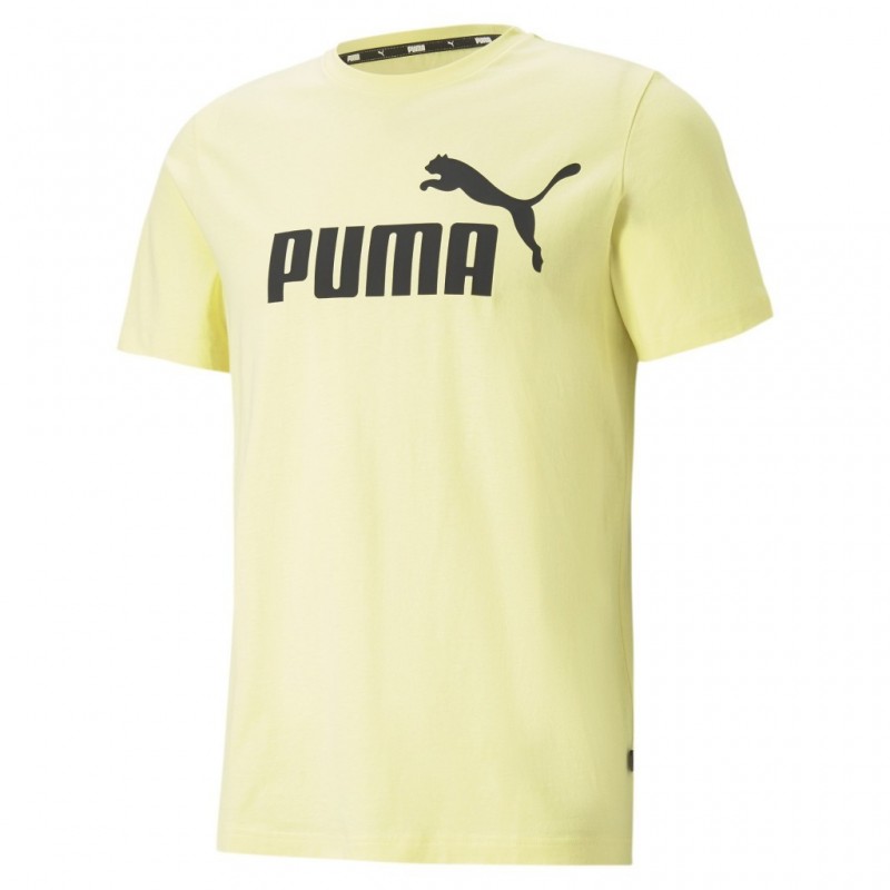 Ανδρικό T-Shirt Puma Essentials Logo Tee Yellow 586667-40