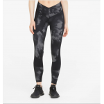 Printed EVERSCULPT High Waist 7/8 Women's Training Leggings Μαύρο 521606-01