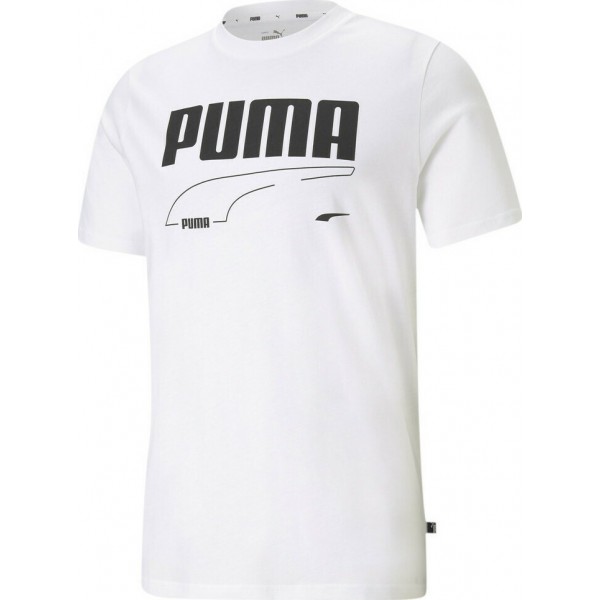 Ανδρικό T-Shirt Puma Rebel Tee White 585738-02