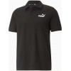 Puma Essentials Ανδρική Μπλούζα Polo Κοντομάνικη Μαύρη 586674-01