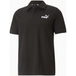 Puma Essentials Ανδρική Μπλούζα Polo Κοντομάνικη Μαύρη 586674-01