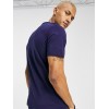 Puma Ανδρικό T-shirt Navy Μπλε με Λογότυπο 586668 06