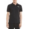 Puma Essentials Ανδρική Μπλούζα Polo Κοντομάνικη Μαύρη 586674-01