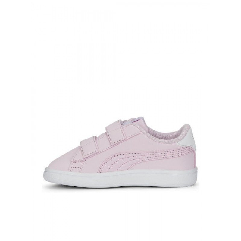 Puma Παιδικά Sneakers Smash V2 Mermaid με Σκρατς για Κορίτσι Ροζ 391899 02