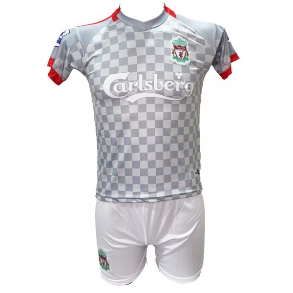 Παιδικό Σετ Ποδοσφαίρου Liverpool Gerrard Retro Ασπρο/Γκρι 1818-06