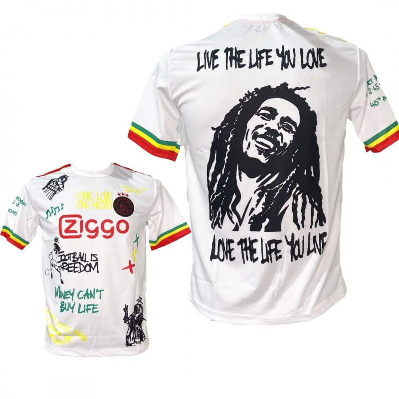 Ανδρική Εμφάνιση Ποδοσφαίρου AJAX BOB MARLEY Limited Edition Λευκή 2323BOB-3