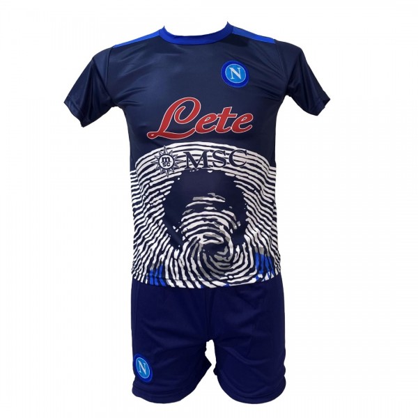 Παιδικό Σετ Ποδοσφαίρου NAPOLI MARADONA Limited Edition Μπλε 1010MA-01