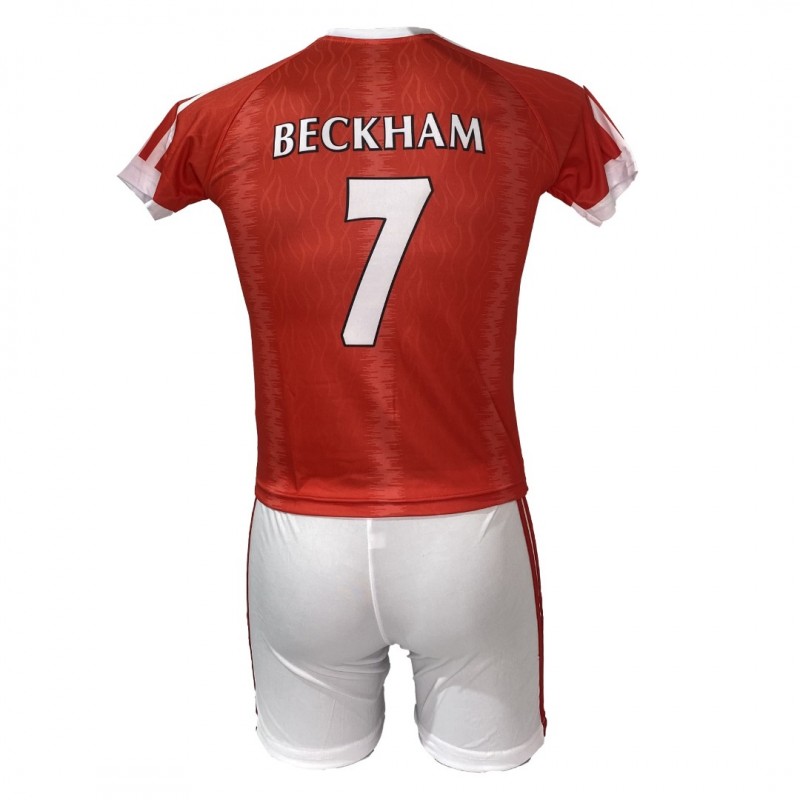 Παιδικό Σετ Ποδοσφαίρου Manchester United Beckham Κόκκινο/Λευκό 7777-01